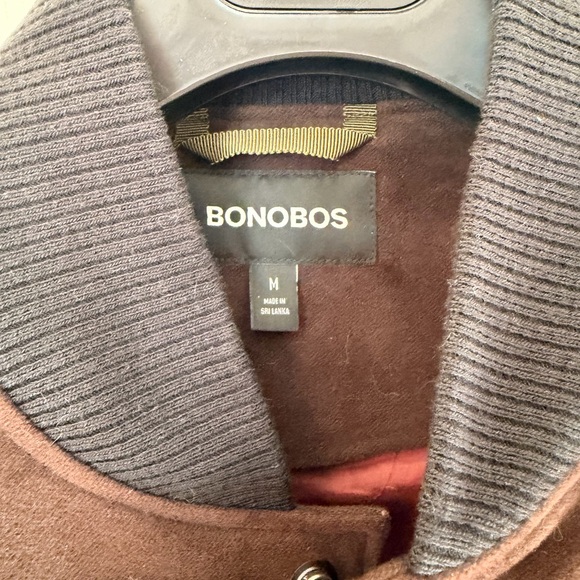 Bonobos Men's Dark Brown Bomber Jacket - Picture 2 of 4
